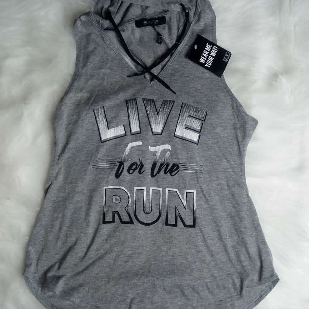 NWT Juniors Energie Cold Shoulder Hoodie